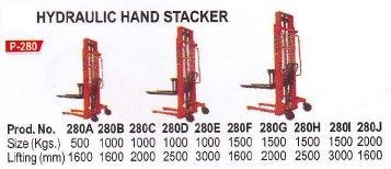 Hydraulic Hand Stacker - Premium Quality Raw Material High Durability for Industrial Applications