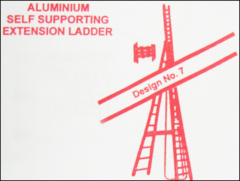 Aluminum Self Supporting Extension Ladder - Durable and Easy to Operate | Versatile Height Adjustments, Smooth Functionality