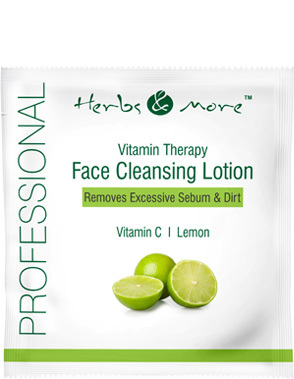 Face Cleansing Lotion - Vitamin C & Lemon Extract Formula | Detoxifies Rehydrates Whitens & Boosts Skin Glow