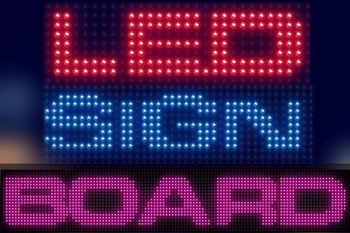 Digital Led Sign Designer Board