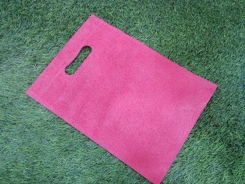 Plain Non Woven Bags - 50 Gsm, Customized Size in Pink - Open Closure Design