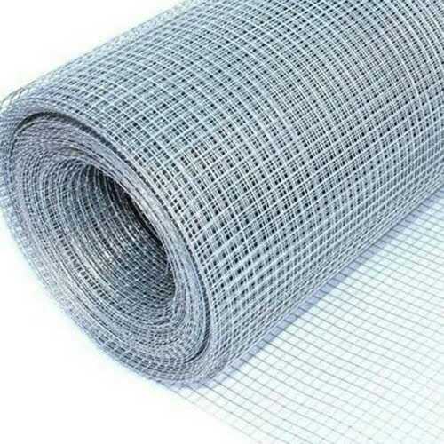 Metal Wire Mesh - Polished Rust Proof Silver Square Hole Design | High Quality Industrial Grade, New from Faridabad