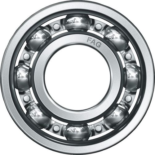 Industrial Round Ball Bearing - Metal, Single Row, Grey | Long Life, Smooth Running, High Dimensional Accuracy for Machinery
