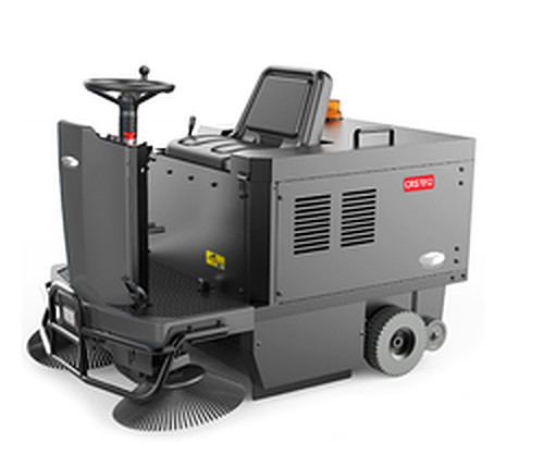 Battery Operated Ride On Sweeper - CRS 7012 Model, 328kg Weight | High Work Capacity, Power Efficiency, Easily Operate