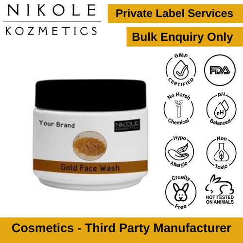 Gold Face Wash - Liquid | Nourishing Honey & Vitamin-E Blend, Revitalizes Skin for Luxurious Glow