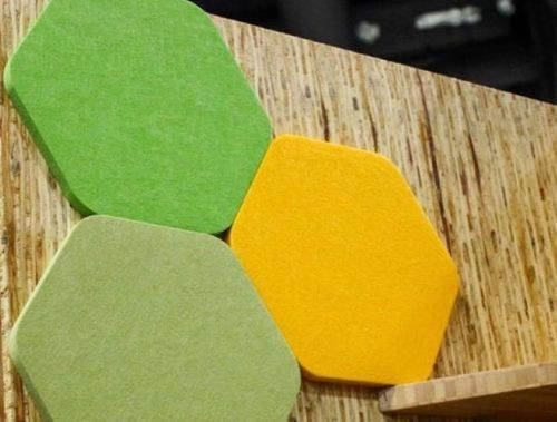 Premium Quality 3D Acoustic Dampening Panel - Contemporary Design 14 Solid Color Options Lightweight and Fire Retardant