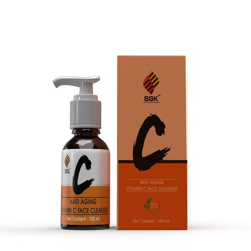 Standard Quality Sgk Anti Aging Vitamin C Face Cleanser 100Ml