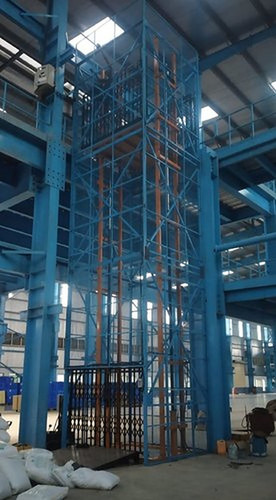 Color Coated Industrial Double Mast Hydraulic Goods Lift (Capacity Upto 3 Tons) Max. Lifting Height: 30 Ft Foot (Ft)