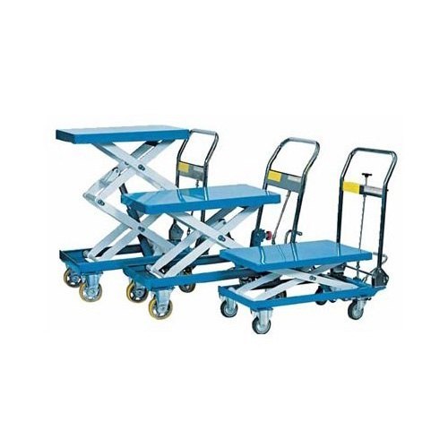 Hunter - Mild Steel Scissor Lift Table (Capacity 1-2 Ton) | New, Durable, Easy to Operate, Flame Proof, Less Maintenance, Free From Defects