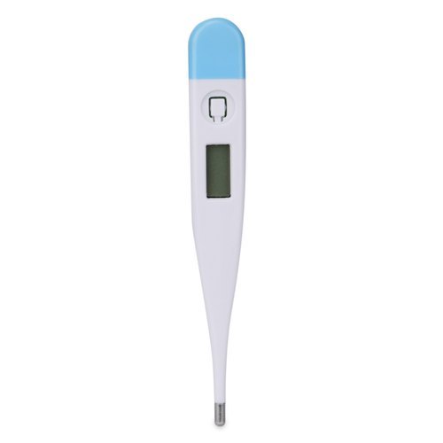 White Digital Thermometer With Flexible Tip, Battery Life 7 Hour, Response Time 60 Seconds