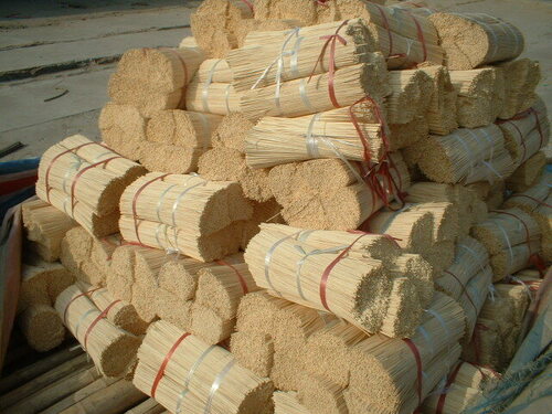 Straight 7 To 11 Inch Length Natural Round Bamboo Sticks For Incense (Agarbatti) 