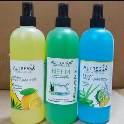 Lemon And Neem Fragrance Sanisafe Disinfectant Spray Hand Sanitizer Bust Size: 15.5 To 17.5 Inch (in)