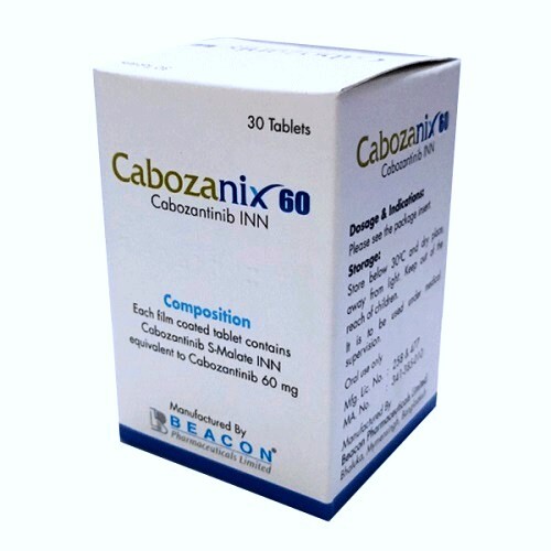 Cabozantinib Tablets - Allopathic Medicine Grade Prescription Only | 36-Month Shelf Life Store at Room Temperature Away from Heat and Moisture