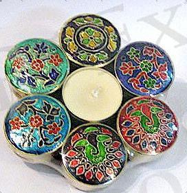 Floral Design Candles