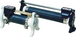 Power Rheostats - Heavily Oxidized Eureka Resistance Wire, 44mm Porcelain Tube Diameter, Phosphor Bronze Heavy Duty Sliding Contact, 4mm Socket Terminals