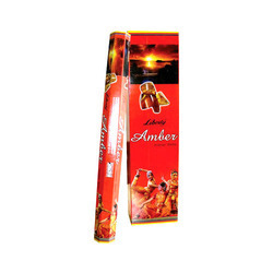 Amber Incense Sticks - Handcrafted from Pure Natural Resins | Fine Fragrance for Religious Purposes