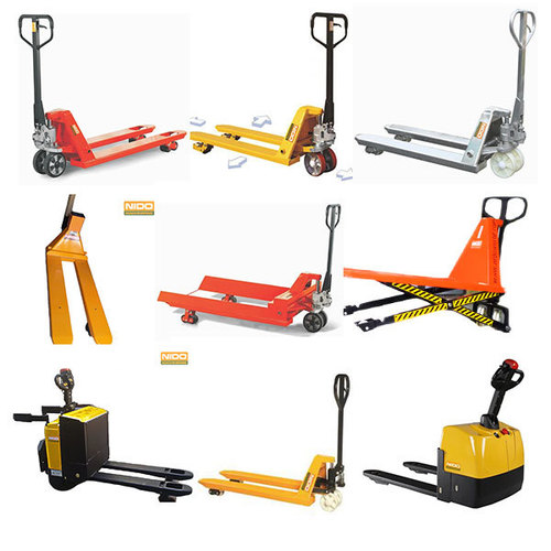 Heavy Duty Pallet Truck - Stainless Steel, Features Enhanced Safety and Ergonomic Design for Efficient Heavy Lifting