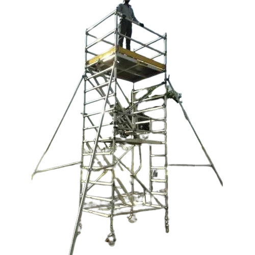 Scaffolding Tower - 14 Meter Lightweight Aluminum, Easy to Erect Mobile Structure
