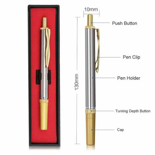 Silver Single Hijama Painless Sterile Pen
