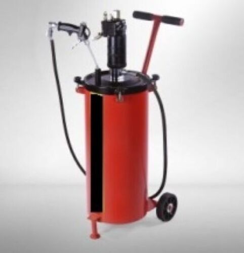 Grease Pump - 10 Kg Hand Operated & Air Operated | Portable, Low Pressure, Piston Pump, Automatic with One-Year Warranty, Human Machine Interface, Grey and Silver Color Options